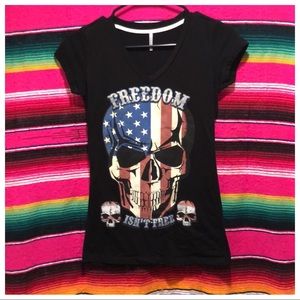 America Skull Tee